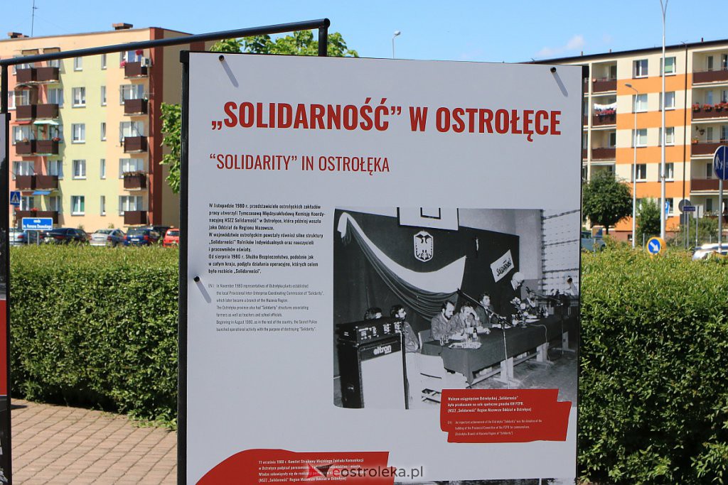 „Tu rodziła się Solidarność” – oficjalne otwarcie wystawy w Ostrołęce [01.07.2020] - zdjęcie #4 - eOstroleka.pl