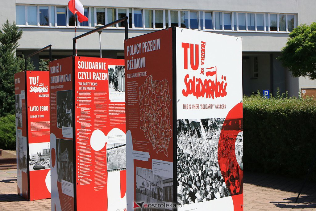 „Tu rodziła się Solidarność” – oficjalne otwarcie wystawy w Ostrołęce [01.07.2020] - zdjęcie #13 - eOstroleka.pl