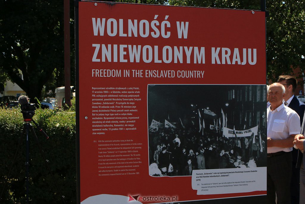 „Tu rodziła się Solidarność” – oficjalne otwarcie wystawy w Ostrołęce [01.07.2020] - zdjęcie #26 - eOstroleka.pl