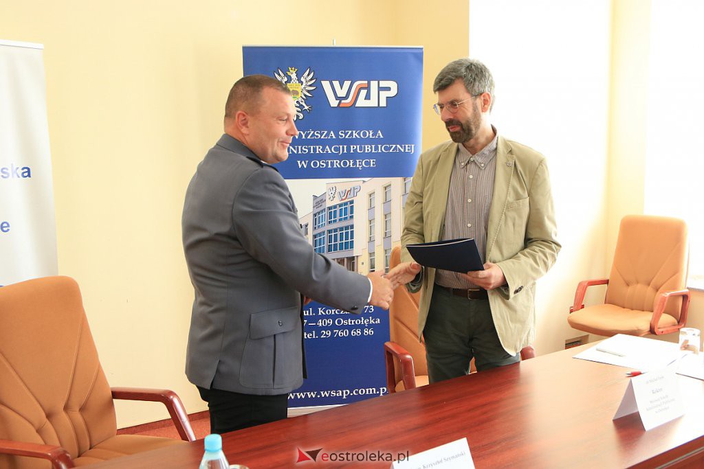 Podpisanie porozumiena WSAP i KMP w Ostrołęce [09.07.2020] - zdjęcie #11 - eOstroleka.pl
