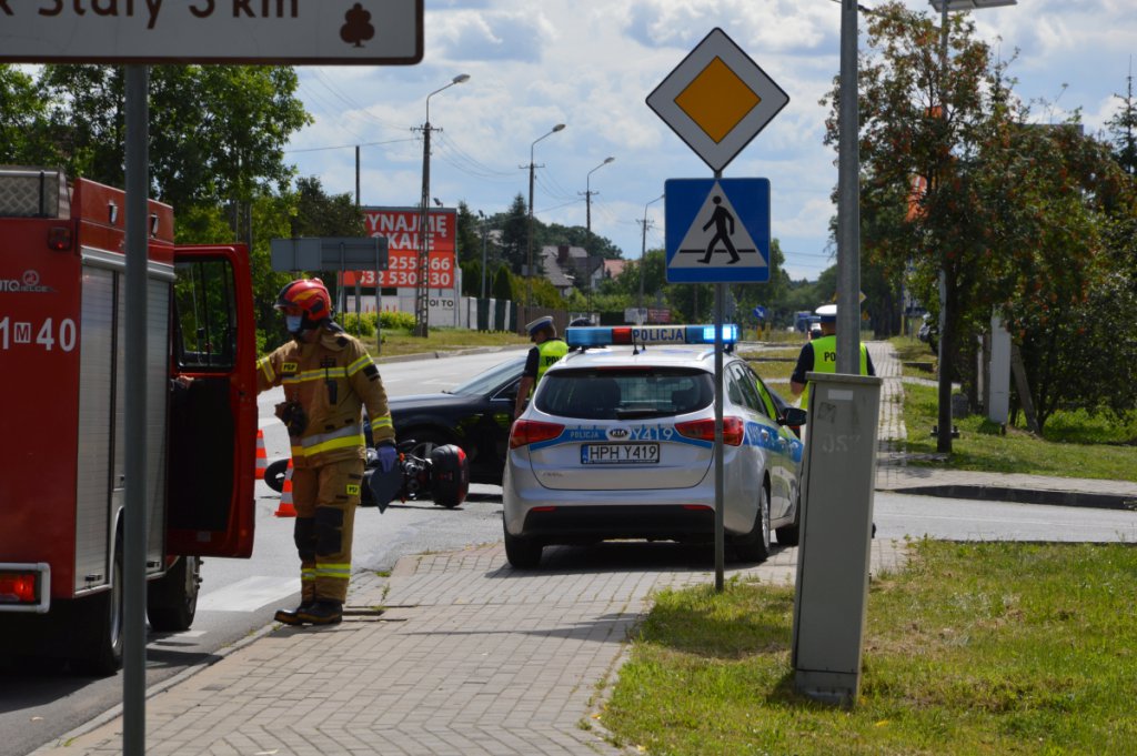 Zderzenie audi i motocykla w Rzekuniu - zdjęcie #7 - eOstroleka.pl
