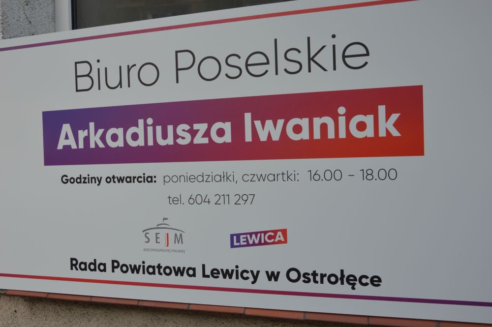 Otwarcie biura poseldkiego Arkadiusza Iwaniaka SLD - zdjęcie #25 - eOstroleka.pl