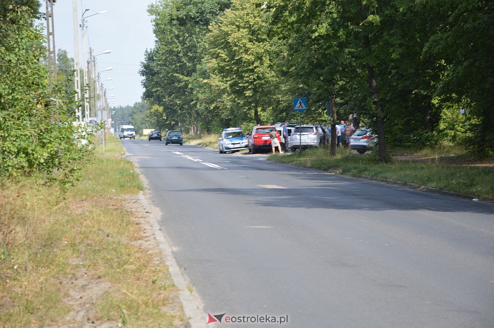 Kolizja na skrzyżowaniu ul. Ławskiej i Przemysłowej [18.08.2020] - zdjęcie #1 - eOstroleka.pl