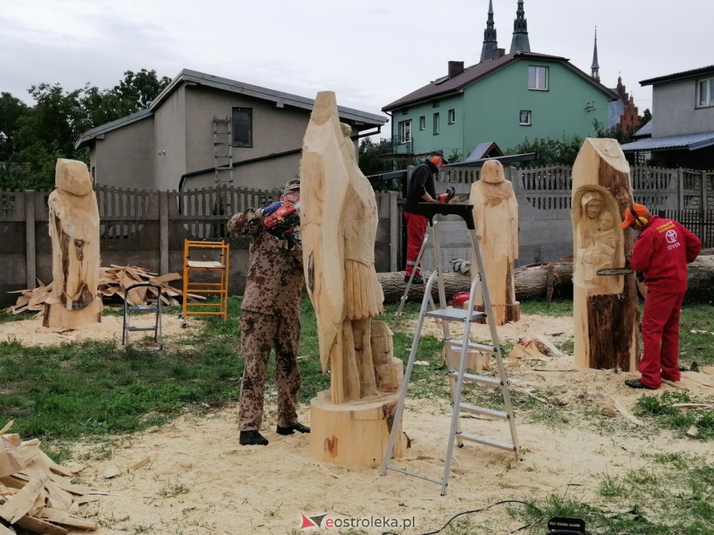 Plener rzeźbiarski w Rzekuniu [02.09.2020] - zdjęcie #11 - eOstroleka.pl