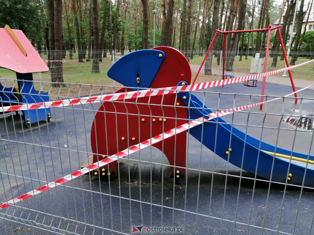 W parku na osiedlu Bursztynowym runęło drzewo. Zamknięto plac zabaw [03.09.2020] - zdjęcie #9 - eOstroleka.pl