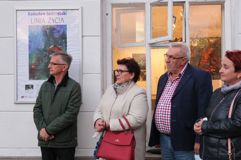 Wernisaż wystawy obrazów Radosława Jastrzębskiego Linia życia - zdjęcie #2 - eOstroleka.pl