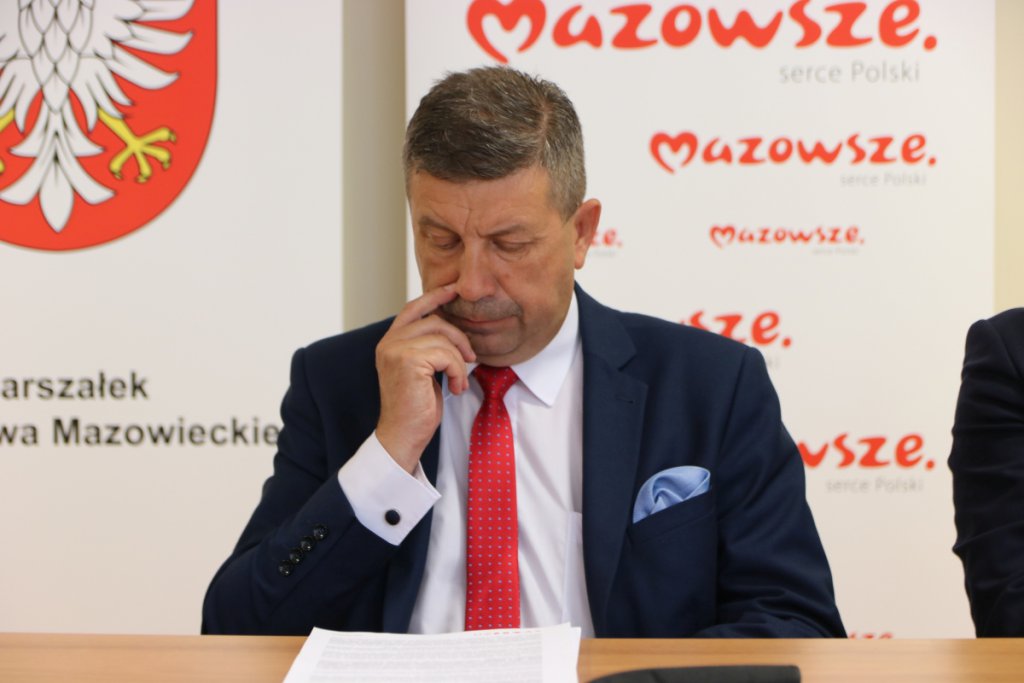 Konferencja prasowa o podziale Mazowsza i likwidacji dyspozytorni karetek Meditrans Ostrołęka  [16.09.2020] - zdjęcie #6 - eOstroleka.pl