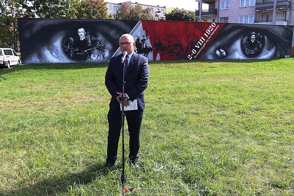 Inauguracja muralu historycznego [20.09.2020] - zdjęcie #6 - eOstroleka.pl