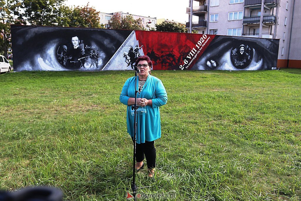 Inauguracja muralu historycznego [20.09.2020] - zdjęcie #2 - eOstroleka.pl