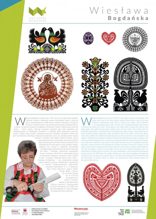 Wystawa planszowa online „Wycinanka kurpiowska z Puszczy Zielonej” - zdjęcie #13 - eOstroleka.pl