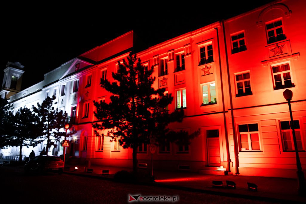 Iluminacje w Ostrołęce - 11 listopada [11.11.2020] - zdjęcie #2 - eOstroleka.pl