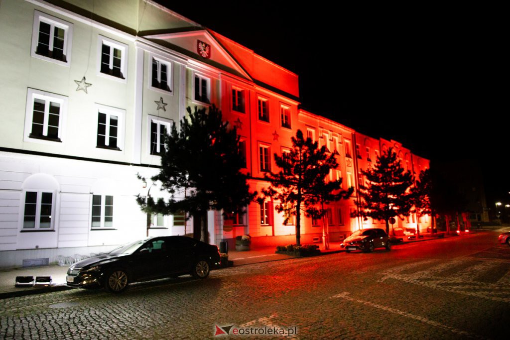 Iluminacje w Ostrołęce - 11 listopada [11.11.2020] - zdjęcie #7 - eOstroleka.pl