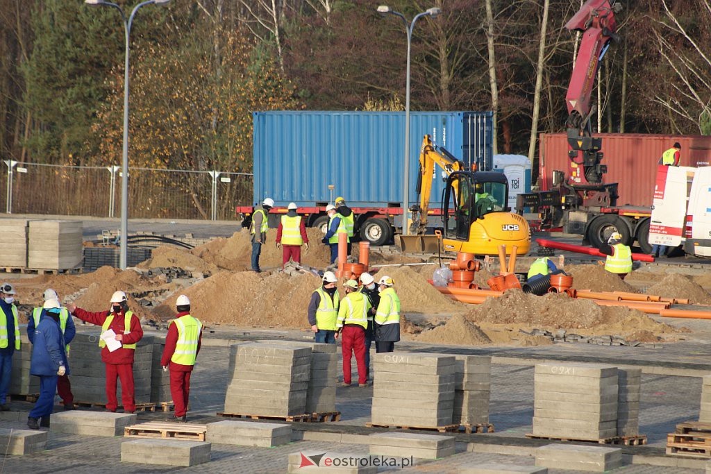 Raport z budowy szpitala tymczasowego w Ostrołęce [19.11.2020] - zdjęcie #8 - eOstroleka.pl