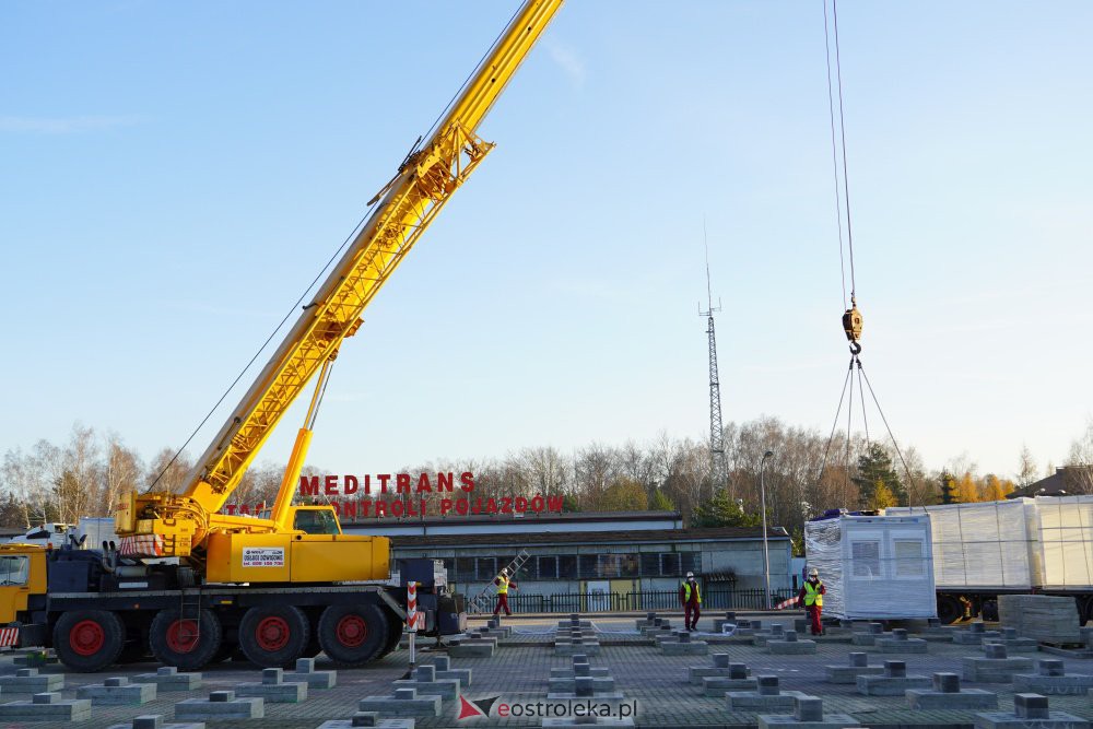 Budowa szpitala tymczasowego w Ostrołęce [25.11.2020] - zdjęcie #55 - eOstroleka.pl