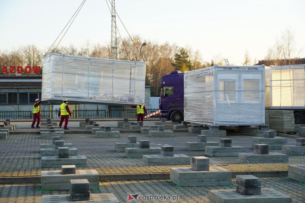 Budowa szpitala tymczasowego w Ostrołęce [25.11.2020] - zdjęcie #9 - eOstroleka.pl