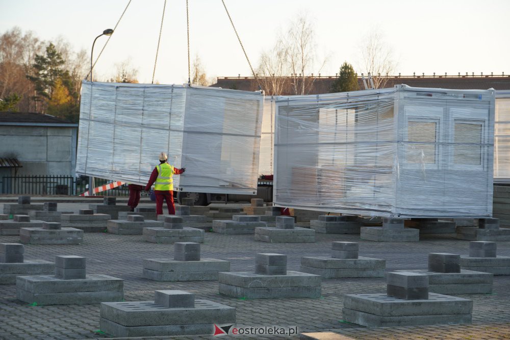 Budowa szpitala tymczasowego w Ostrołęce [25.11.2020] - zdjęcie #6 - eOstroleka.pl