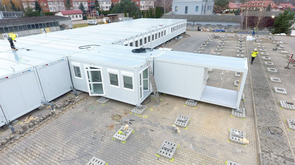 Budowa szpitala tymczasowego w Ostrołęce - zdjęcie #4 - eOstroleka.pl