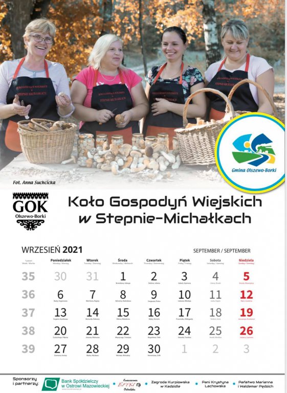 Kalendarz „Olszewo-Borki – moja gmina 2021” - zdjęcie #1 - eOstroleka.pl