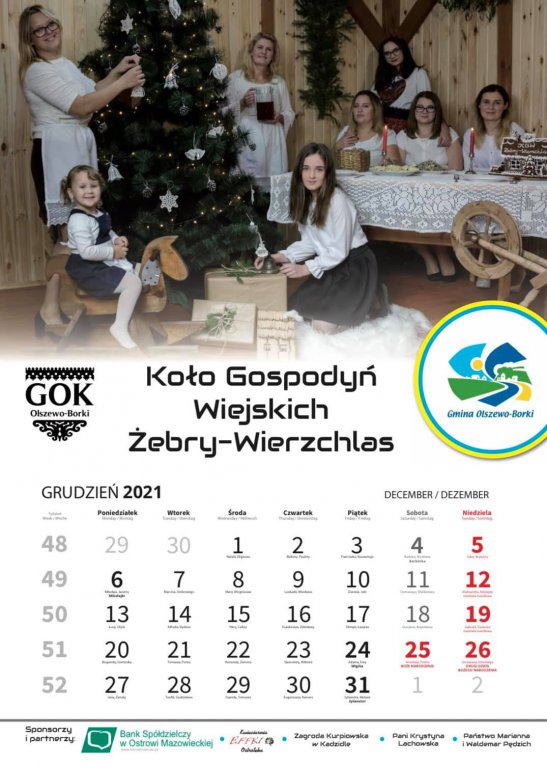 Kalendarz „Olszewo-Borki – moja gmina 2021” - zdjęcie #2 - eOstroleka.pl
