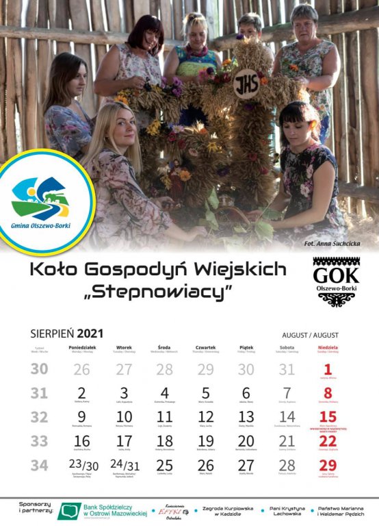 Kalendarz „Olszewo-Borki – moja gmina 2021” - zdjęcie #4 - eOstroleka.pl