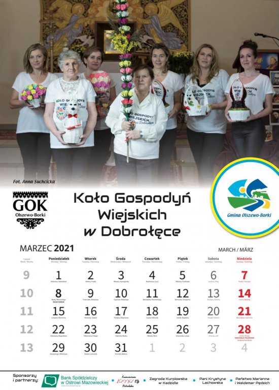 Kalendarz „Olszewo-Borki – moja gmina 2021” - zdjęcie #10 - eOstroleka.pl