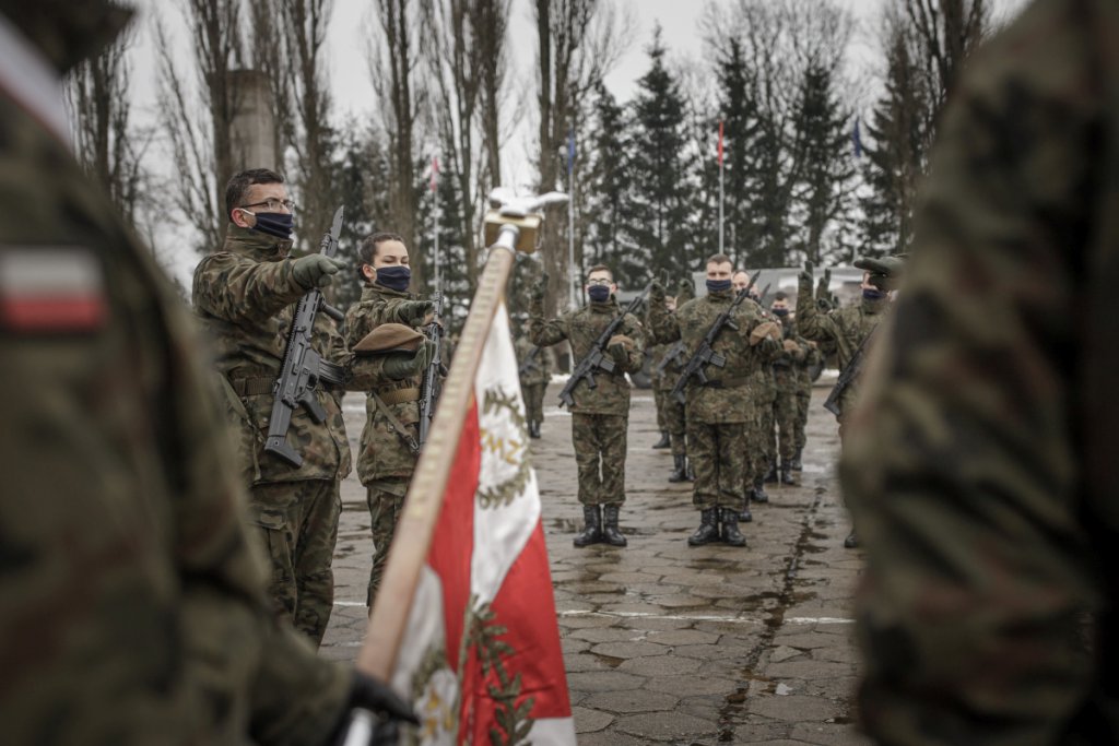 Za nami pierwsza w tym roku wojskowa przysięga terytorialsów z 5. MBOT [25.01.2021] - zdjęcie #2 - eOstroleka.pl