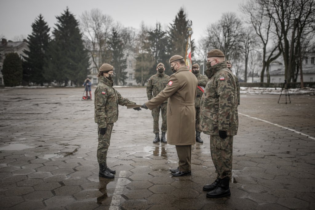 Za nami pierwsza w tym roku wojskowa przysięga terytorialsów z 5. MBOT [25.01.2021] - zdjęcie #6 - eOstroleka.pl