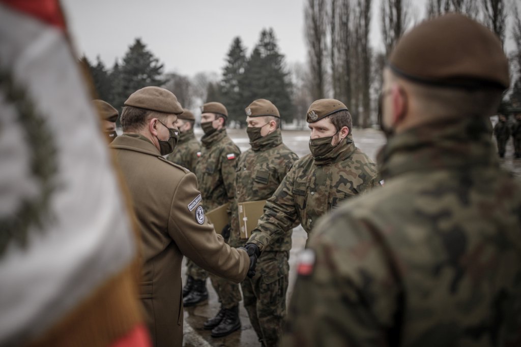 Za nami pierwsza w tym roku wojskowa przysięga terytorialsów z 5. MBOT [25.01.2021] - zdjęcie #7 - eOstroleka.pl