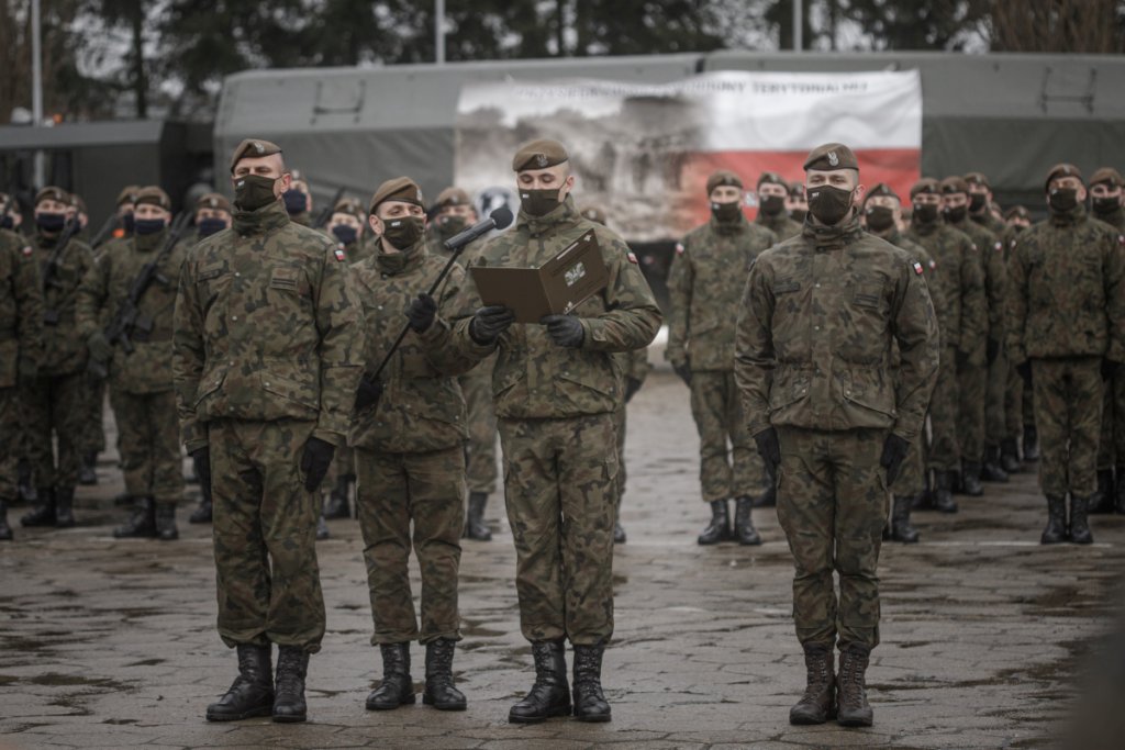 Za nami pierwsza w tym roku wojskowa przysięga terytorialsów z 5. MBOT [25.01.2021] - zdjęcie #8 - eOstroleka.pl
