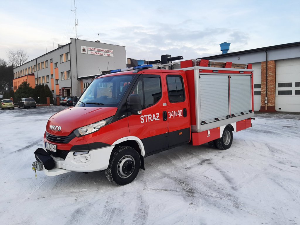 Ostrołęccy strażacy dostali prezent od lokalnych samorządów [04.02.2021] - zdjęcie #1 - eOstroleka.pl