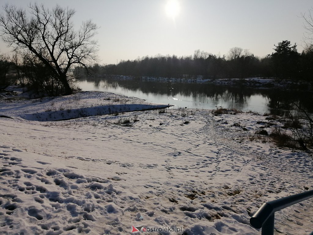 Poziom wody na Narwi w Ostrołęce. Jaki jest dziś, podczas gwałtownych roztopów? [22.02.2021] - zdjęcie #16 - eOstroleka.pl