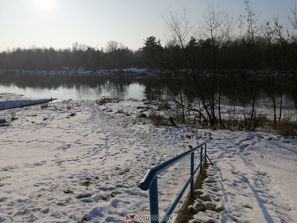 Poziom wody na Narwi w Ostrołęce. Jaki jest dziś, podczas gwałtownych roztopów? [22.02.2021] - zdjęcie #17 - eOstroleka.pl