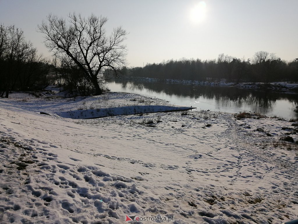 Poziom wody na Narwi w Ostrołęce. Jaki jest dziś, podczas gwałtownych roztopów? [22.02.2021] - zdjęcie #18 - eOstroleka.pl