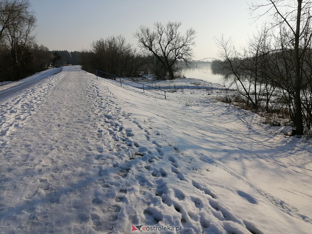Poziom wody na Narwi w Ostrołęce. Jaki jest dziś, podczas gwałtownych roztopów? [22.02.2021] - zdjęcie #21 - eOstroleka.pl