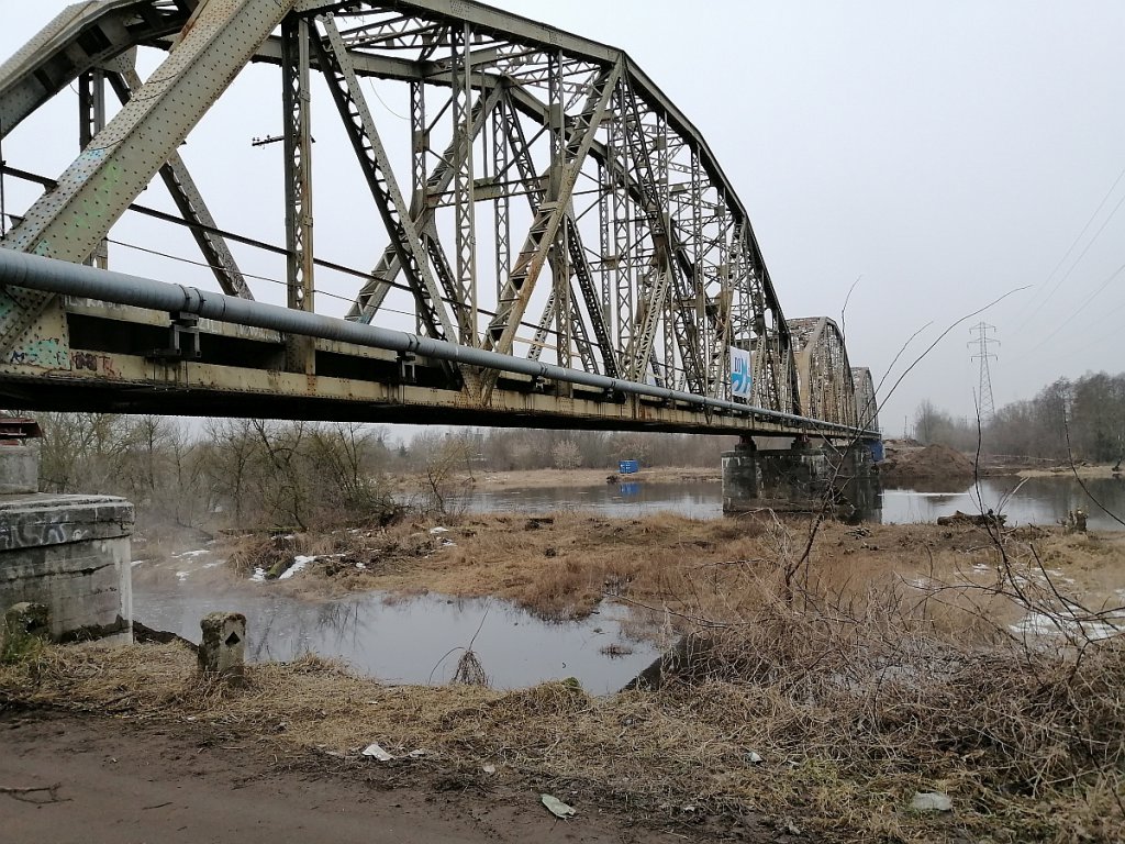 Ruszyli z rozbiórką mostu kolejowego na Narwi w Ostrołęce [01.03.2021] - zdjęcie #14 - eOstroleka.pl