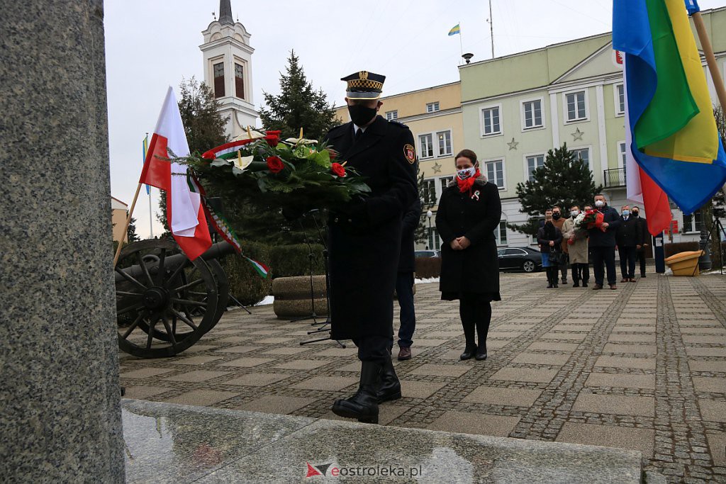 Ostrołęka uczciła pamięć bohatera Węgier i Polski [12.03.2021] - zdjęcie #25 - eOstroleka.pl