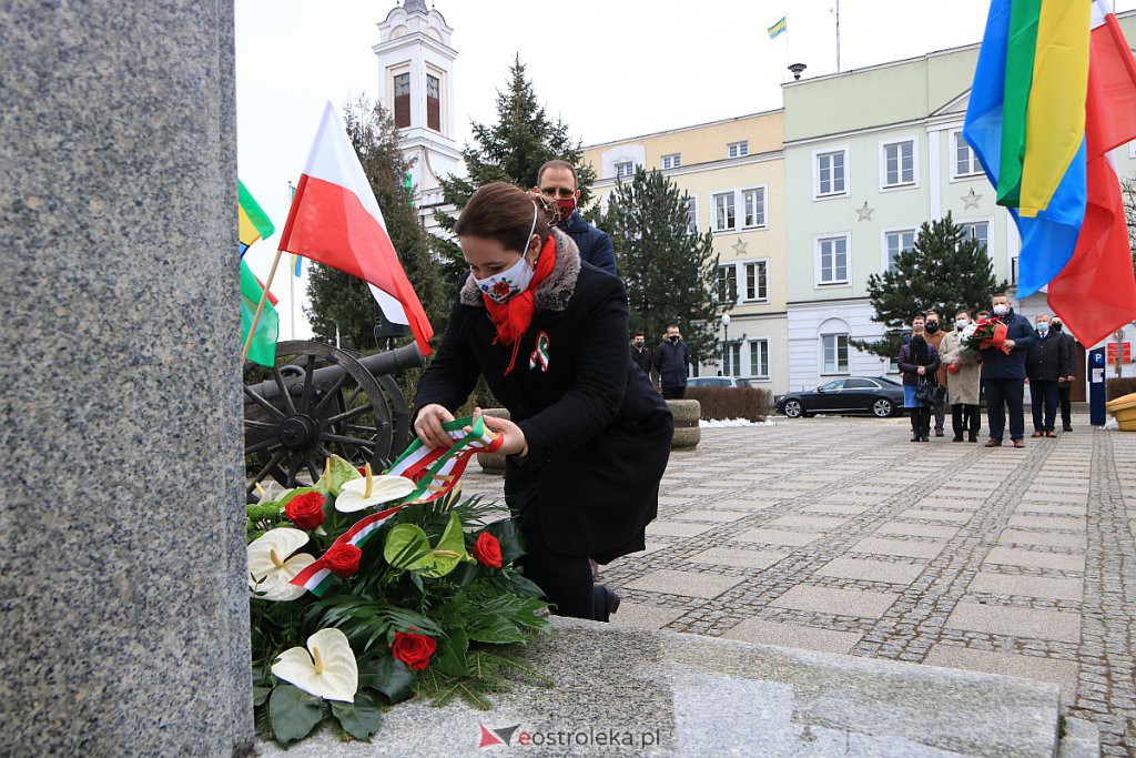 Ostrołęka uczciła pamięć bohatera Węgier i Polski [12.03.2021] - zdjęcie #29 - eOstroleka.pl