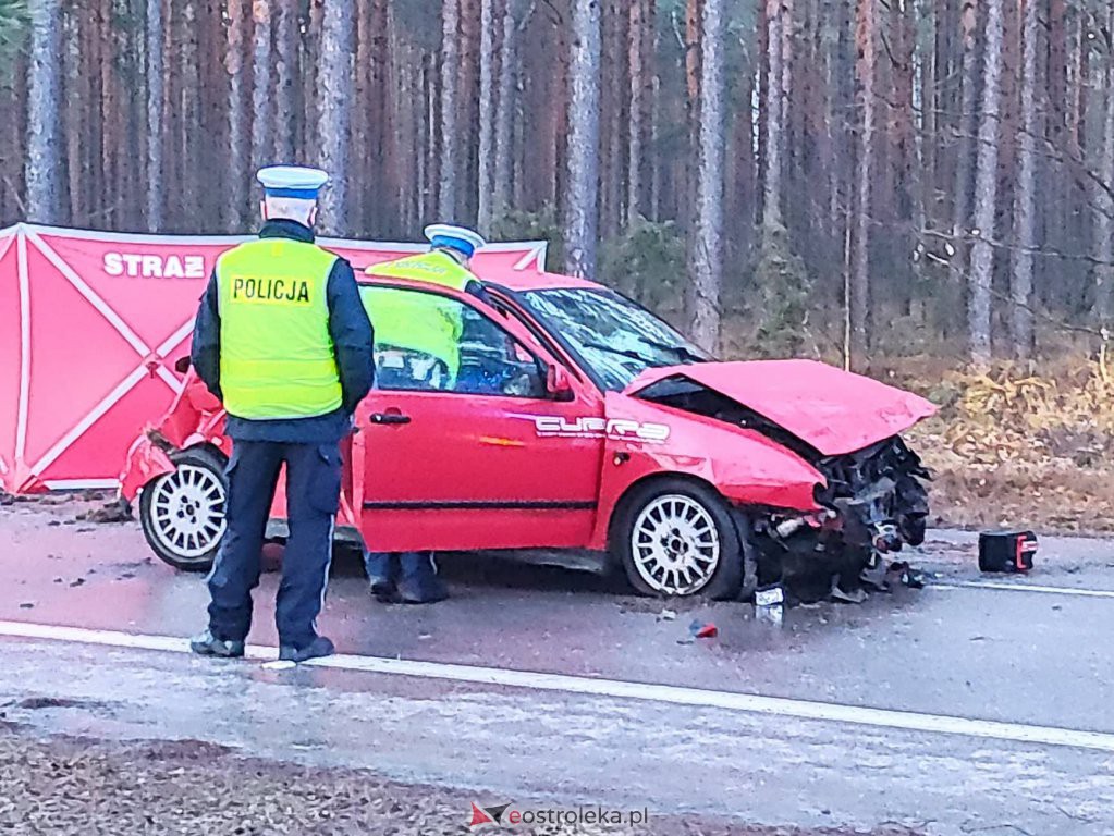 Śmiertelny wypadek na lokalnej drodze. 35-latek zginął na miejscu [12.03.2021] - zdjęcie #2 - eOstroleka.pl