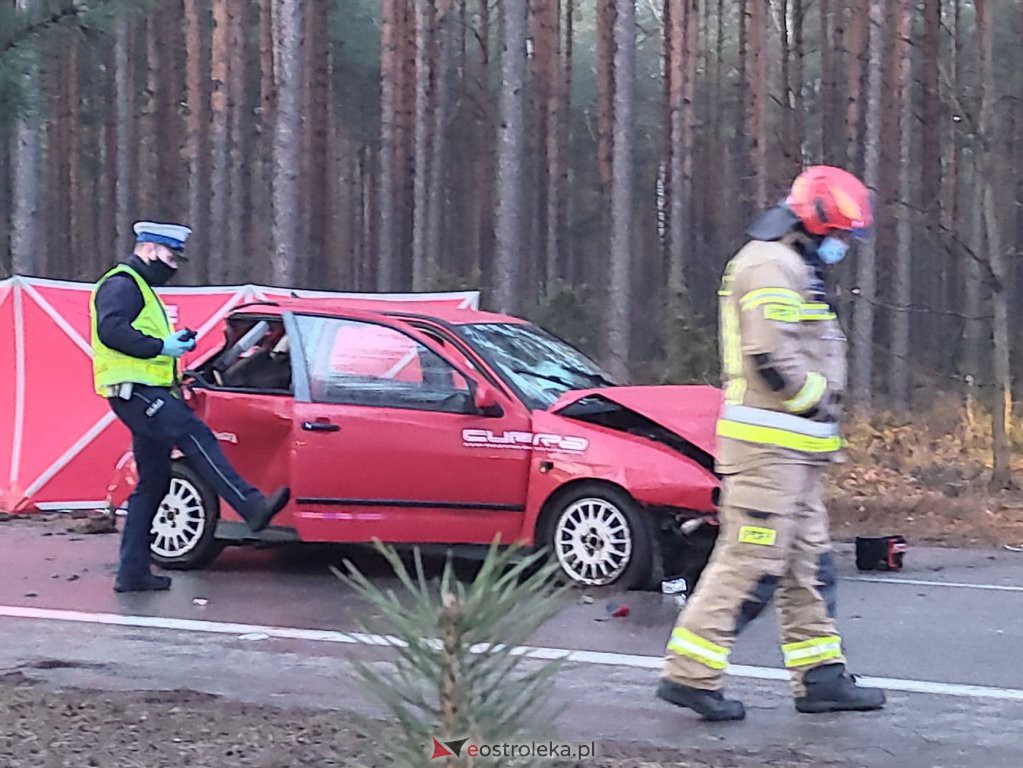 Śmiertelny wypadek na lokalnej drodze. 35-latek zginął na miejscu [12.03.2021] - zdjęcie #3 - eOstroleka.pl