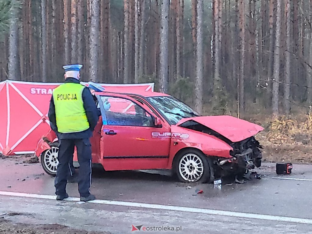 Śmiertelny wypadek na lokalnej drodze. 35-latek zginął na miejscu [12.03.2021] - zdjęcie #12 - eOstroleka.pl