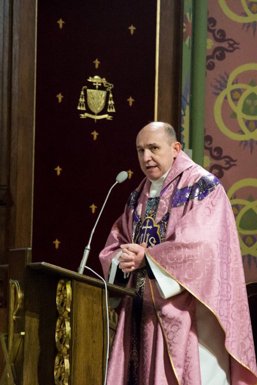 Uroczysta msza św. na inaugurację „Roku ks. Władysława Skierkowskiego w gminie Myszyniec” [16.03.2021] - zdjęcie #6 - eOstroleka.pl