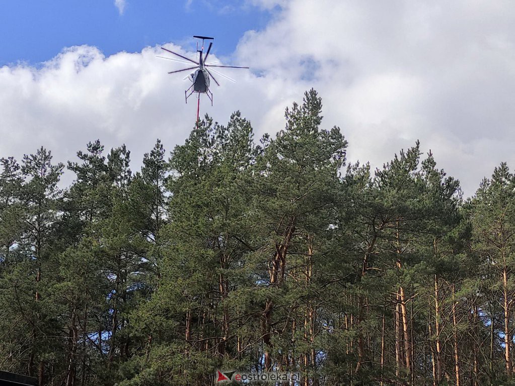 Przycinanie drzew z helikoptera [22.03.2021] - zdjęcie #6 - eOstroleka.pl
