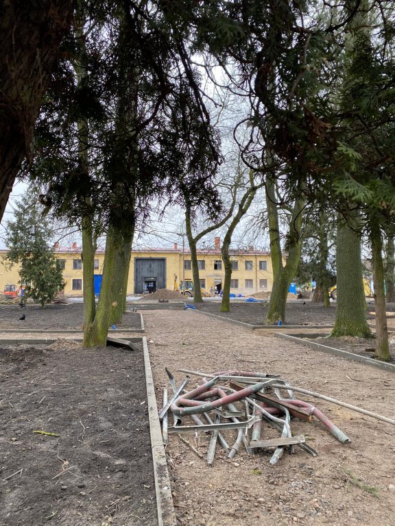 Milticentrum na osiedlu Stacja. Foto-raport z placu budowy [30.03.2021] - zdjęcie #4 - eOstroleka.pl
