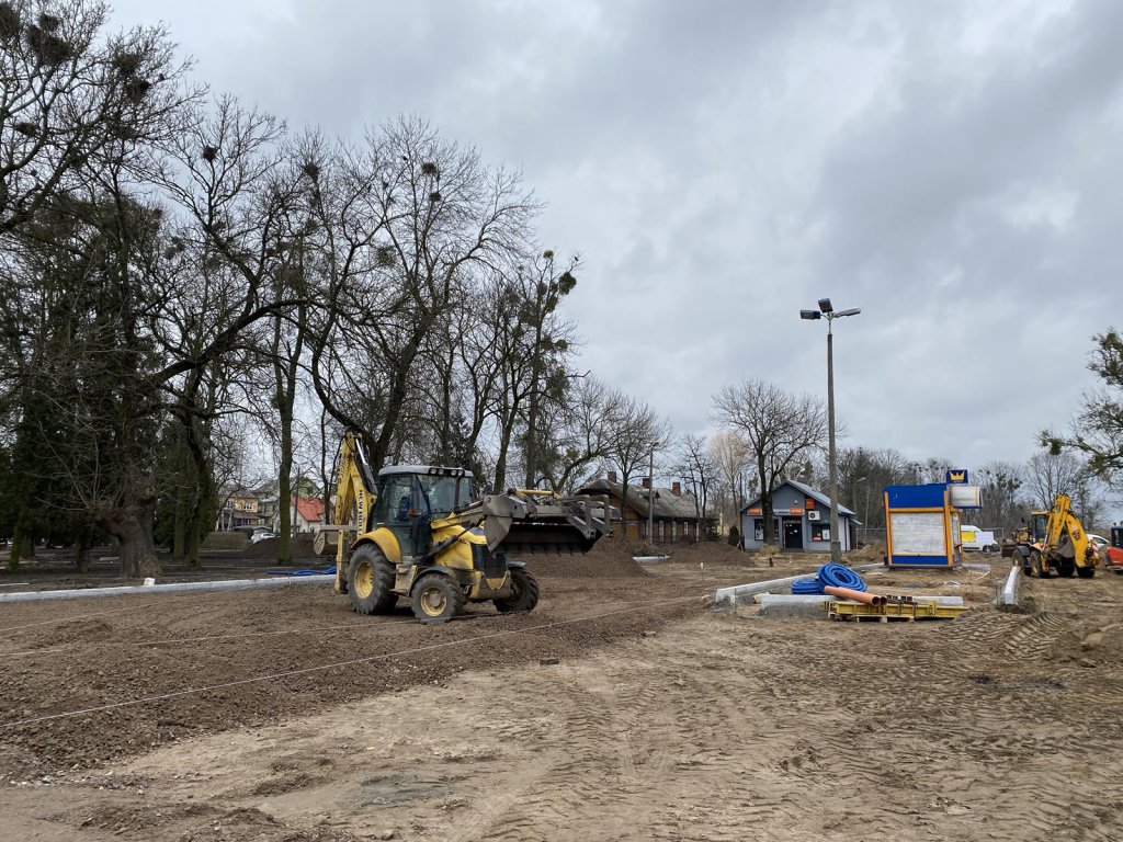Milticentrum na osiedlu Stacja. Foto-raport z placu budowy [30.03.2021] - zdjęcie #15 - eOstroleka.pl
