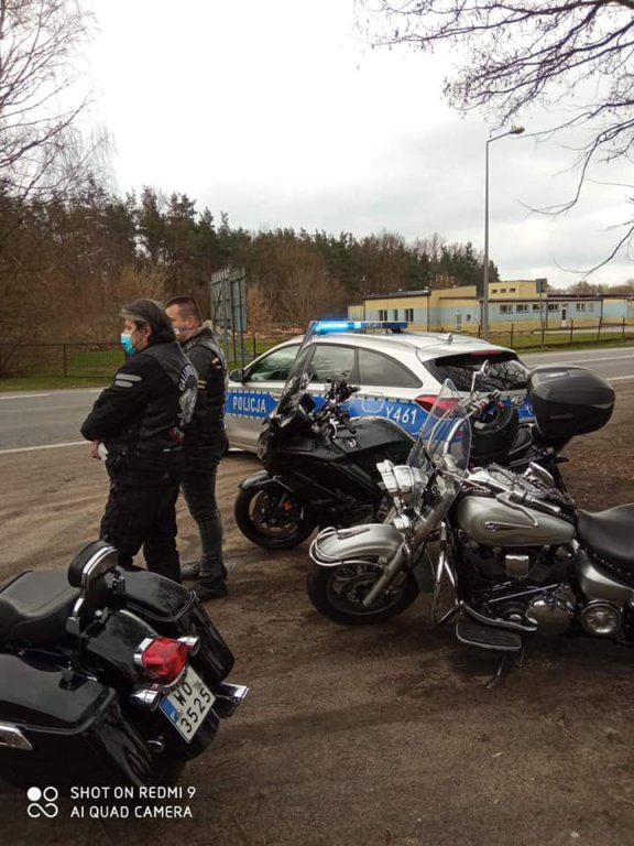 Akcja &bdquo;Patrz w lusterka, motocykle są wszędzie&rdquo; w Ostrołęce [18.04.2021] - zdjęcie #1 - eOstroleka.pl