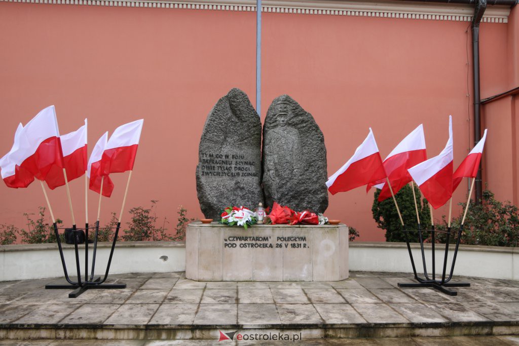 Święto Konstytucji 3 maja - uroczystości w Ostrołęce [03.05.2021] - zdjęcie #33 - eOstroleka.pl