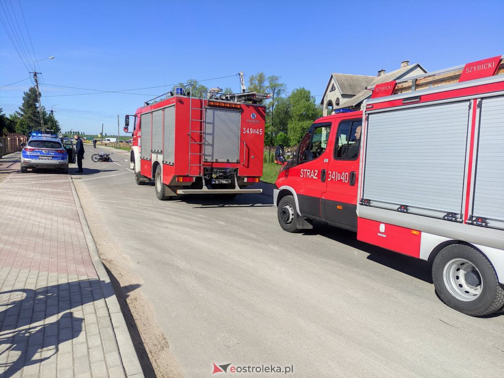 Wypadek w Goworowie. Poszkodowane dwie osoby [20.05.2021] - zdjęcie #1 - eOstroleka.pl
