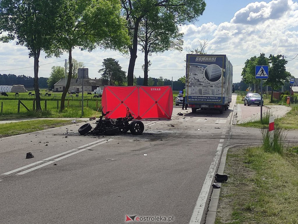 Tragedia na drodze wojewódzkiej między Myszyńcem a Łysymi [31.05.2021] - zdjęcie #3 - eOstroleka.pl