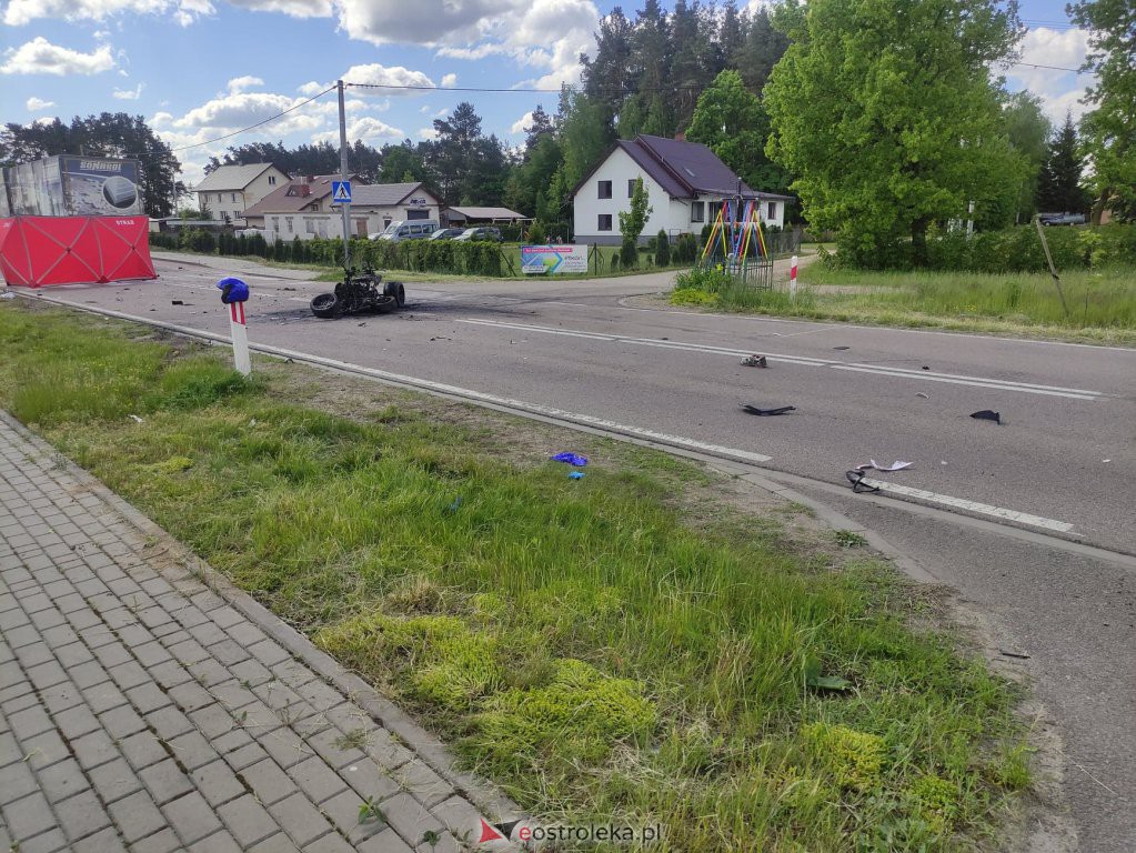 Tragedia na drodze wojewódzkiej między Myszyńcem a Łysymi [31.05.2021] - zdjęcie #8 - eOstroleka.pl