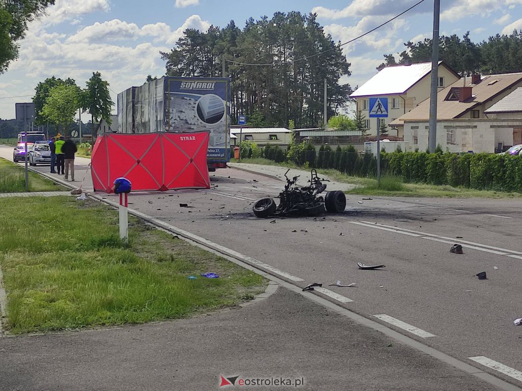 Tragedia na drodze wojewódzkiej między Myszyńcem a Łysymi [31.05.2021] - zdjęcie #11 - eOstroleka.pl